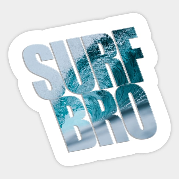 SURF BRO Sticker by afternoontees